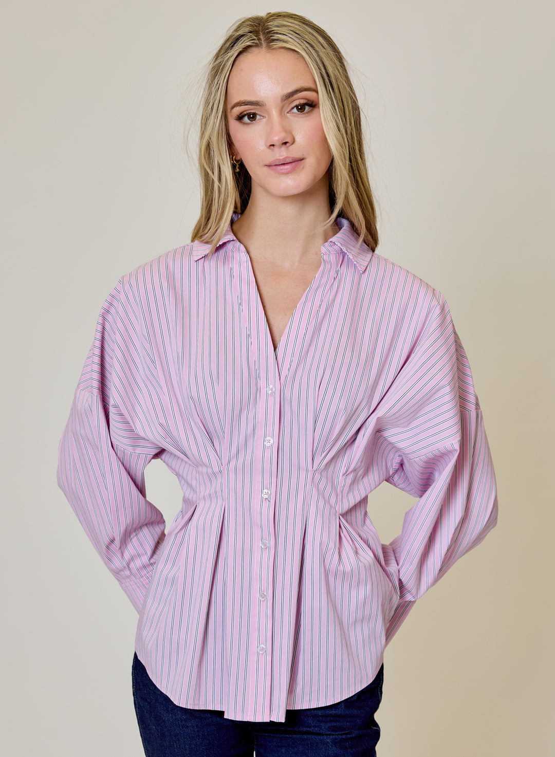 Fitted Pink Shirt