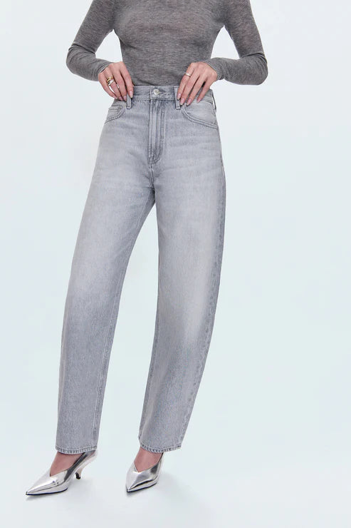 Pistola Wes High Rise Barrel Jean in Enigma
