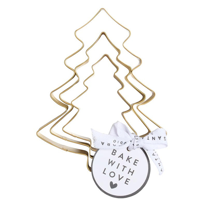 Gold Cookie Cutter Set of 3