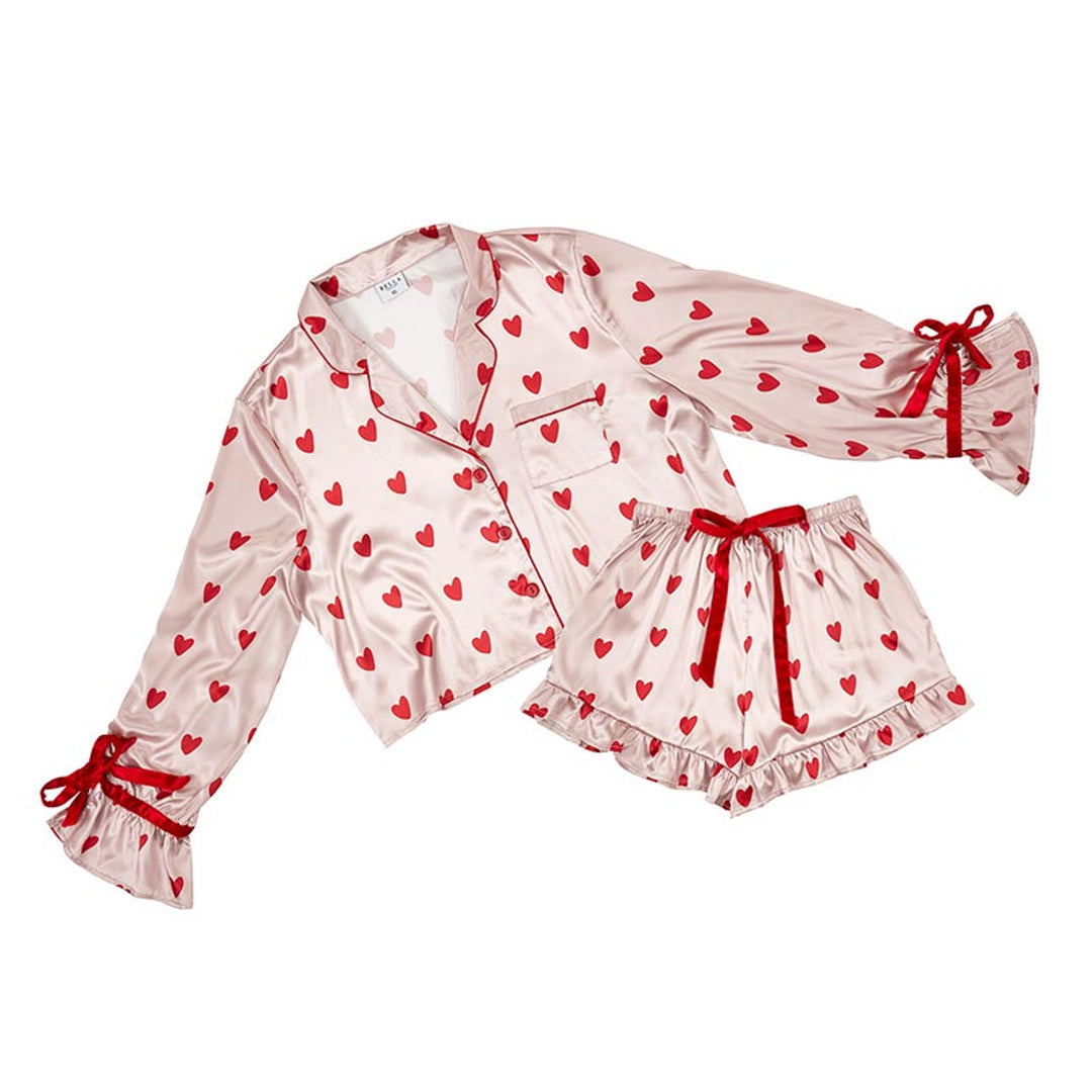 Love Pink Pajama Short Set