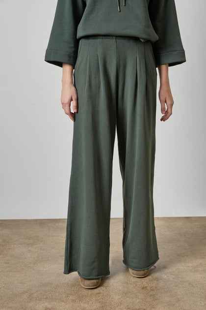Lilla P Full Length Terry Pant in Mineral