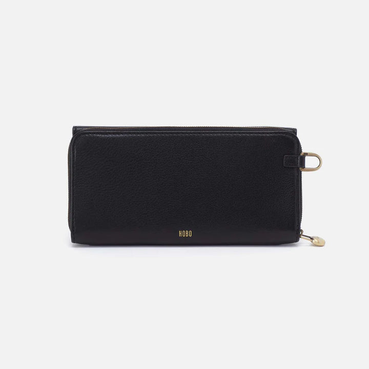 Hobo Goldie Large Wallet in Black