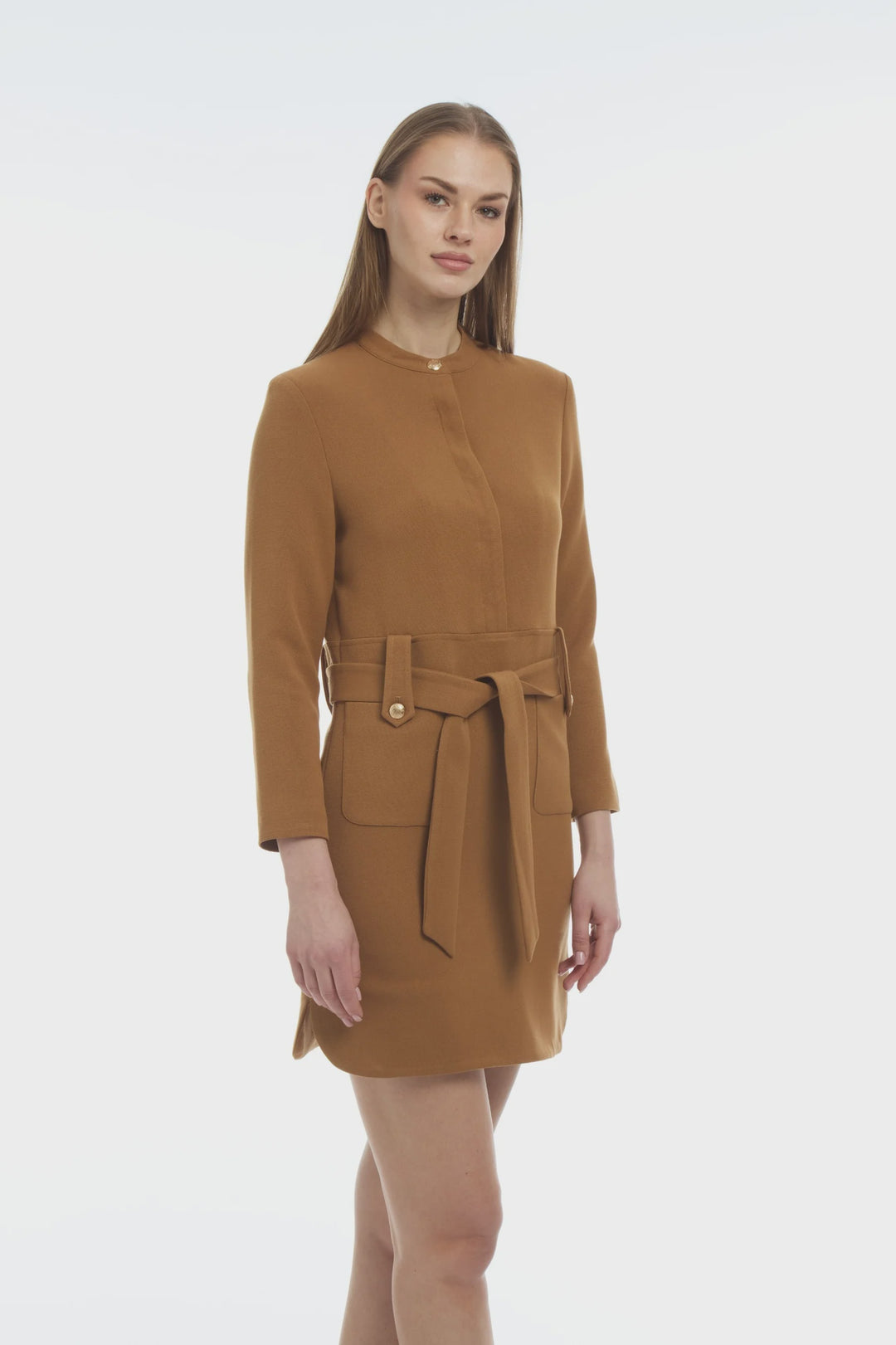 Patty Kim Mrs. O Dress II in Cognac