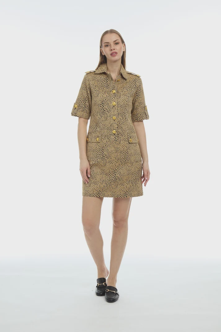 Patty Kim Paris Cheetah Dress