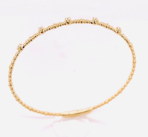 Heera Moti 5 Diamond Bracelet