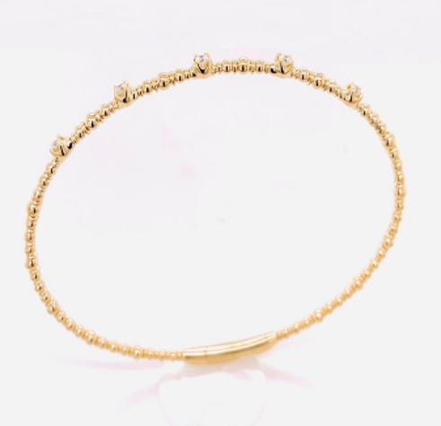 Heera Moti 5 Small Diamond Bracelet