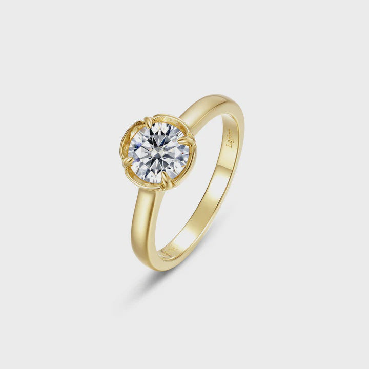 Lafonn Blossom Cradle Solitaire Ring