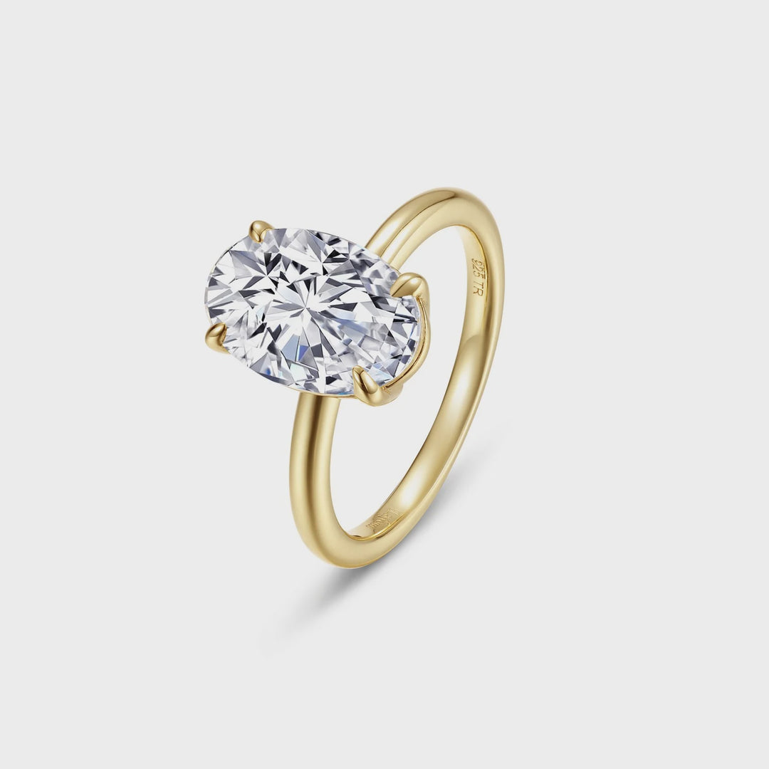 Lafonn Poise Oval-Cut Ring