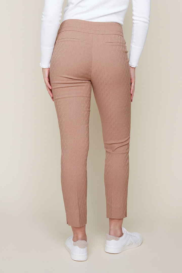 Renuar Ankle Length Pant in Tan