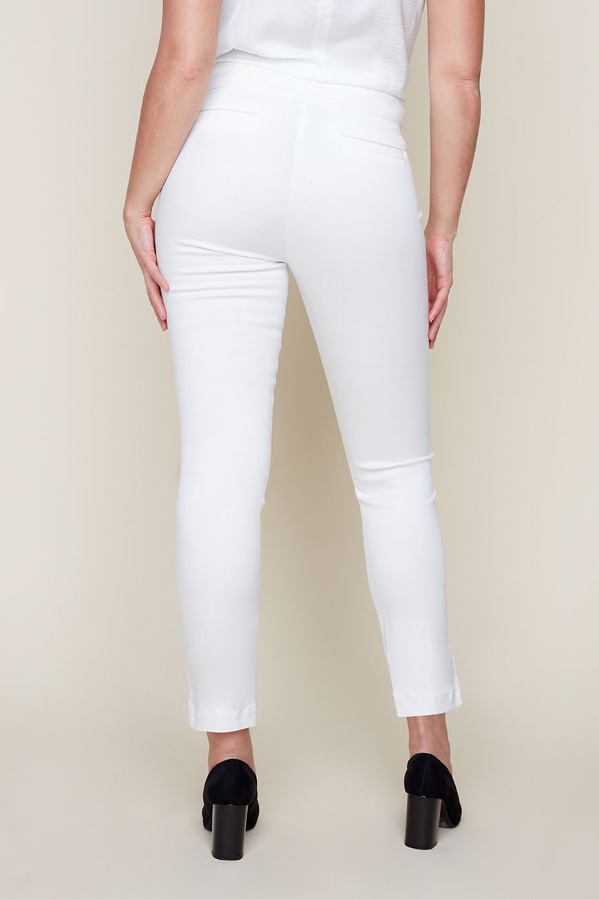 Renuar Ankle Length Pant in Creme