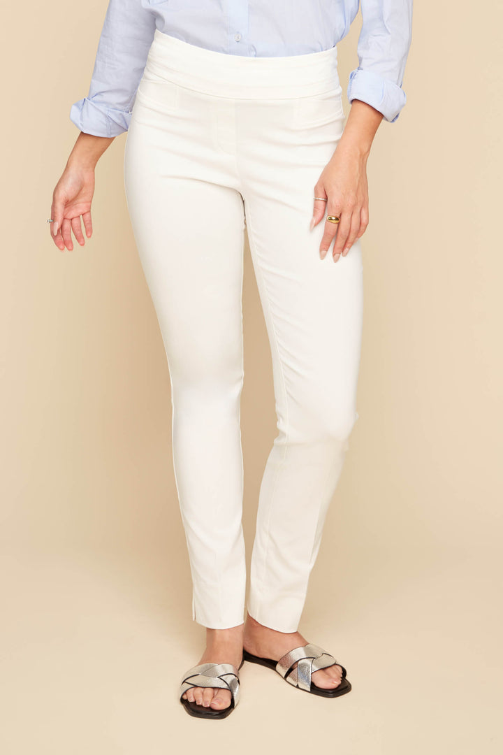 Renuar Full Length Pant in Pure White