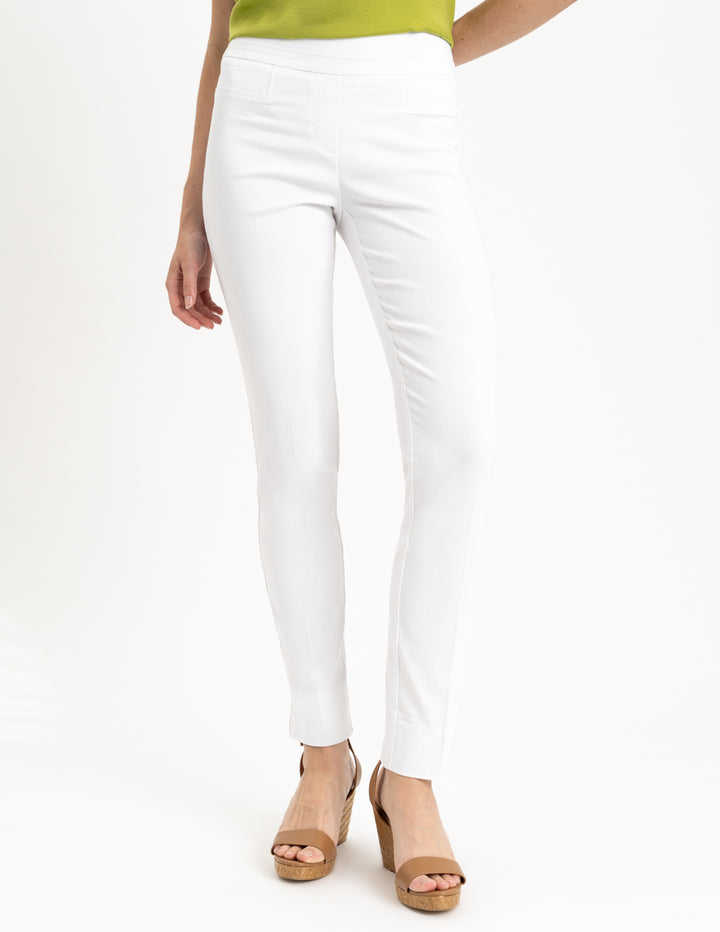 Renuar Go To Full Length Pant in Cream