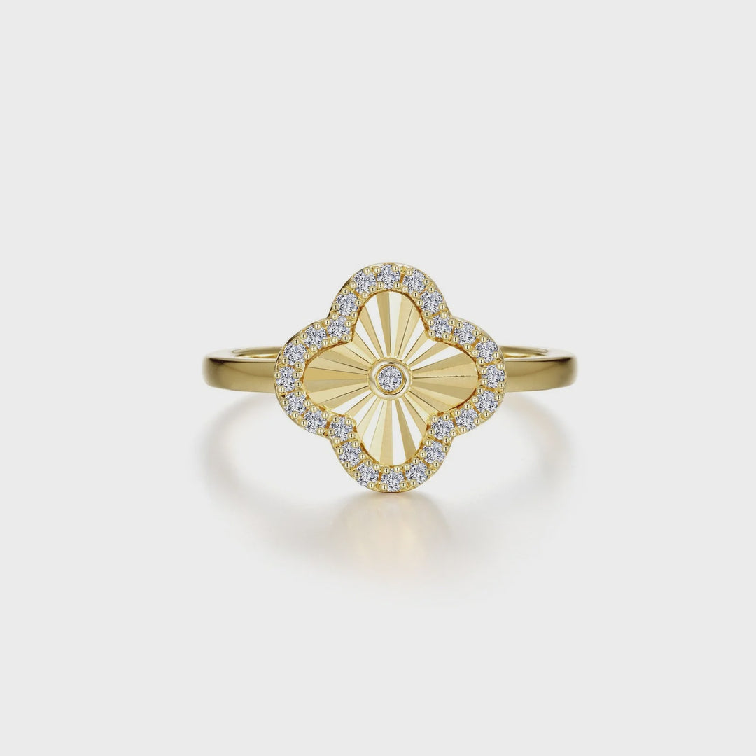 Lafonn Golden Clover Ring