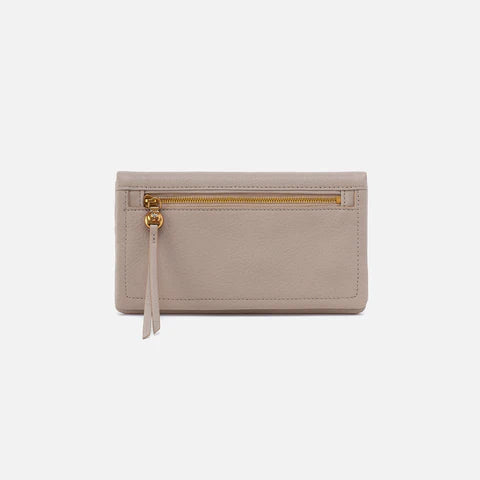 Hobo Lumen Continental Wallet In Taupe