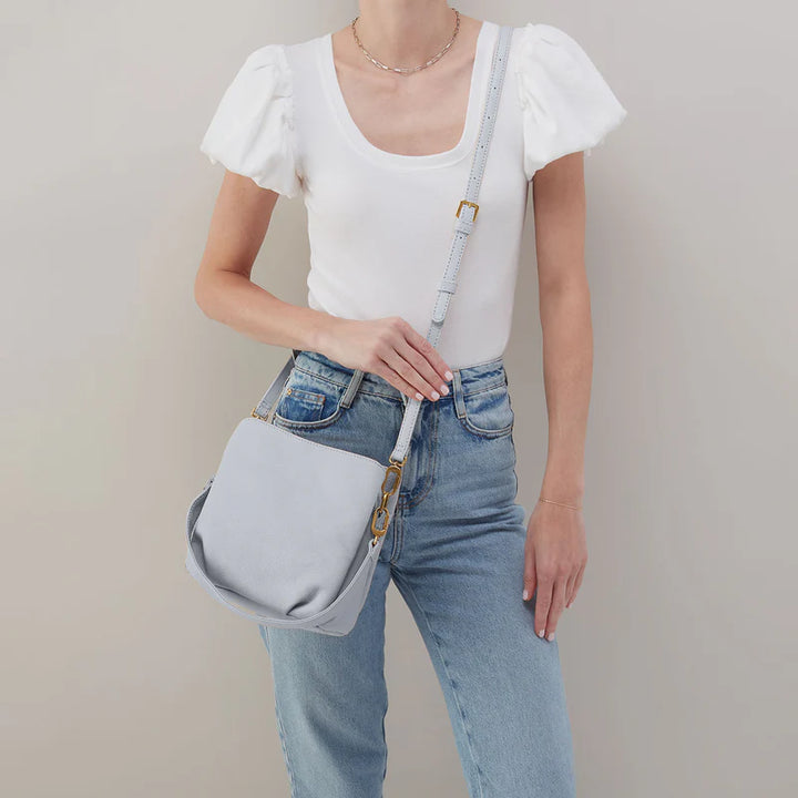 Hobo Starr Convertible Shoulder Bag in Blue Pearl