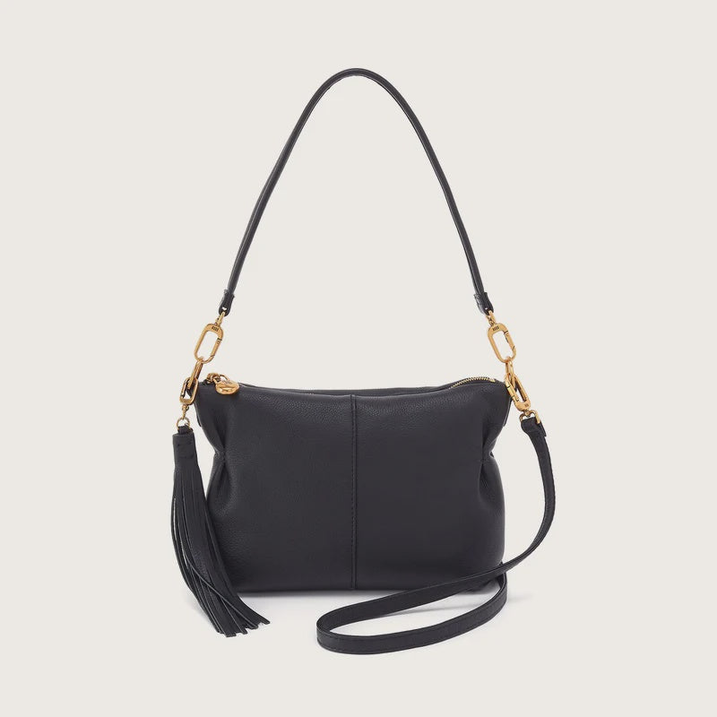 Hobo Kori Crossbody in Pebbled Leather | Black