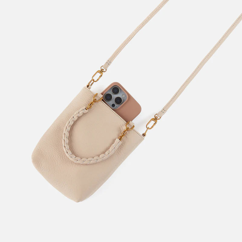 Hobo Tennessee Mini Bag in Pebbled Leather | Stonewash