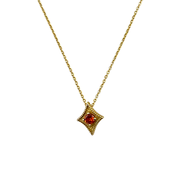Waxing Poetic A Star is Born Birthstone Necklace- January