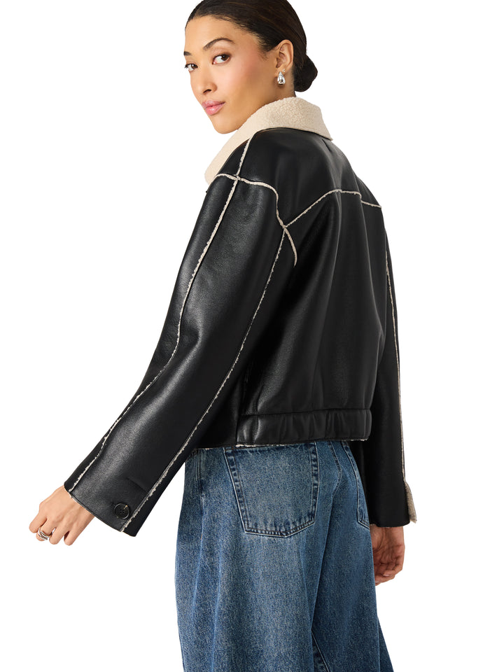 Steve Madden Tilla Coat in Black