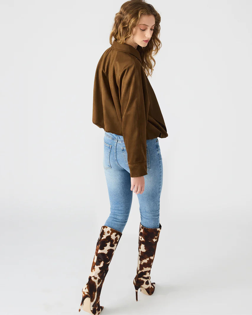Steve Madden Mackey Jacket in Chestnut