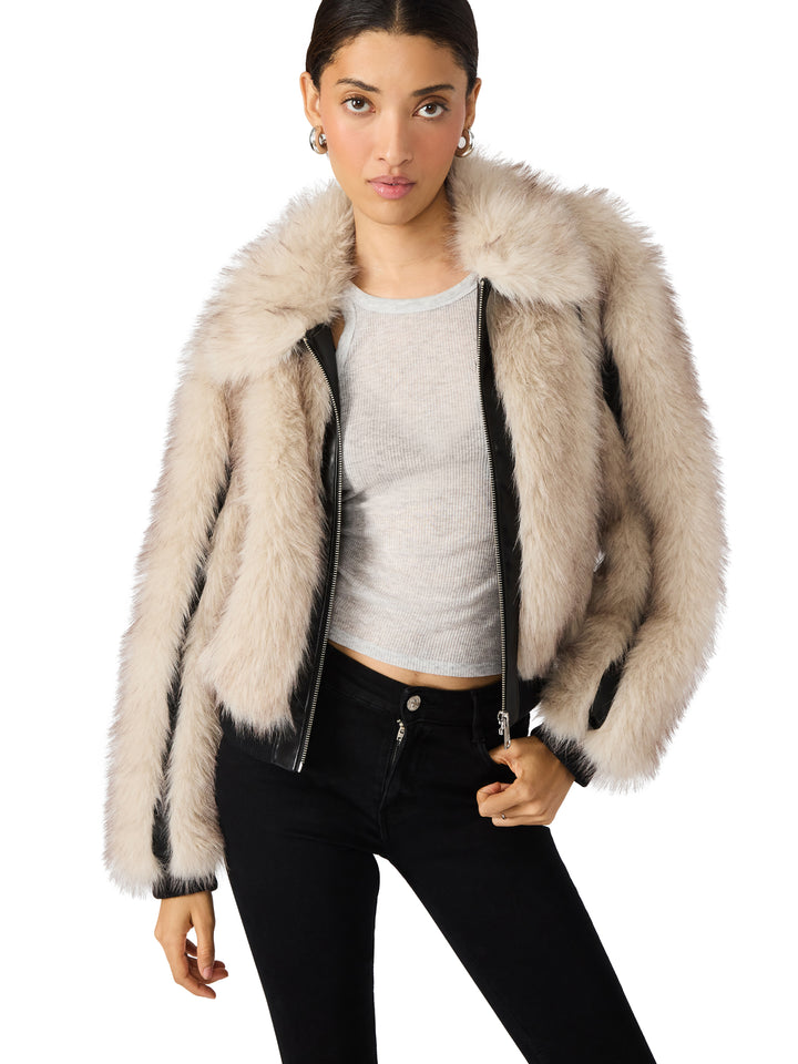 Steve Madden Charmaine Jacket in Natural