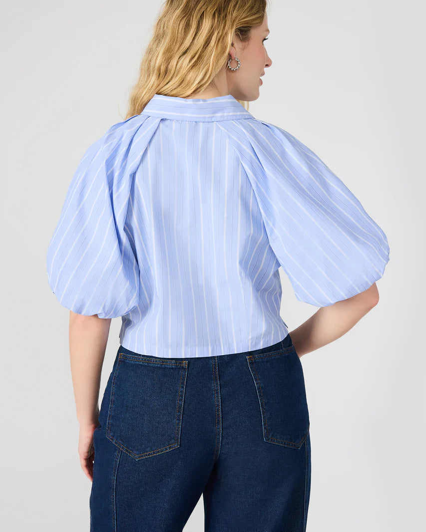 Steve Madden Reece Top in Soft Blue