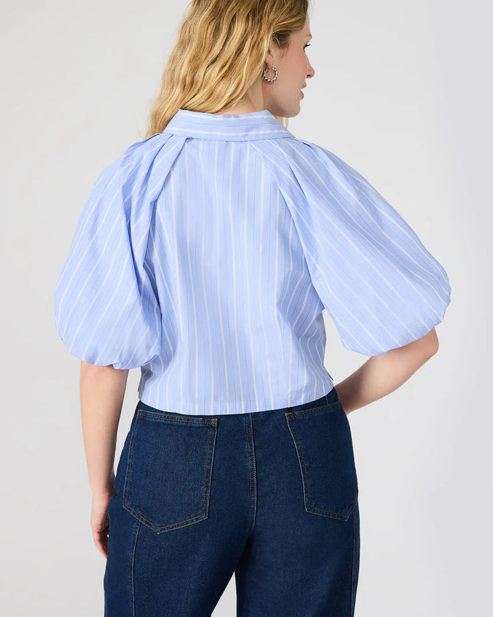 Steve Madden Reece Top in Soft Blue