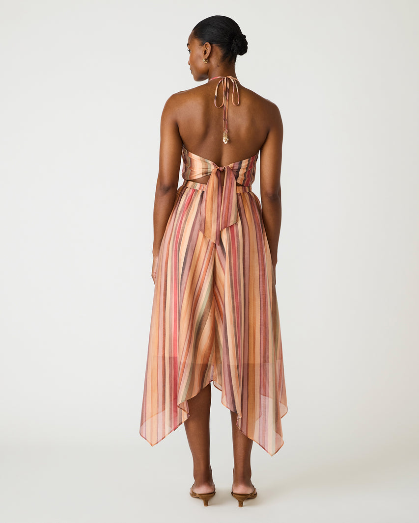 Steve Madden Dalina Dress in Stripe Multi