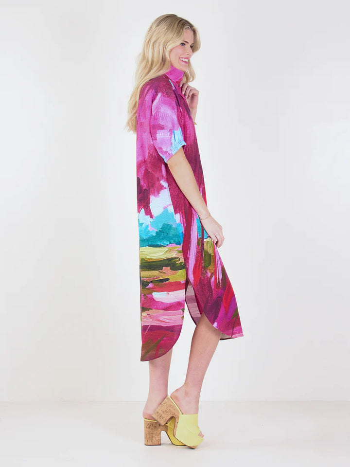 Emily Mccarthy Poppy Caftan in Bellamy Sunset