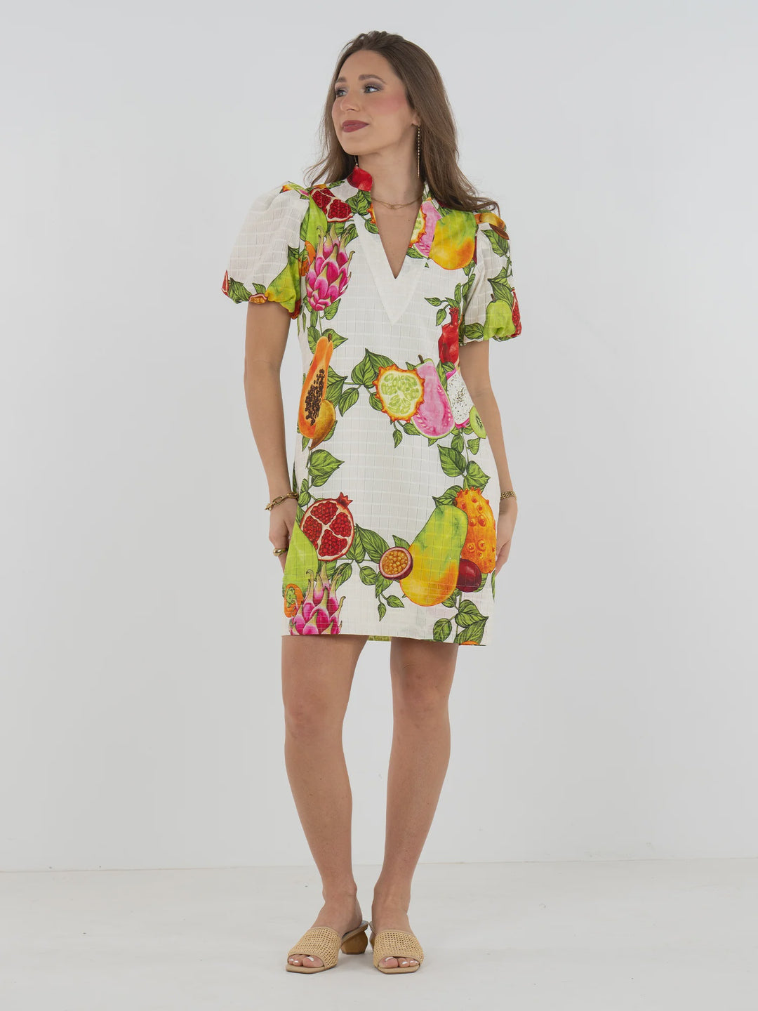 Emily McCarthy Hampton Mini Dress in Trellis Grove