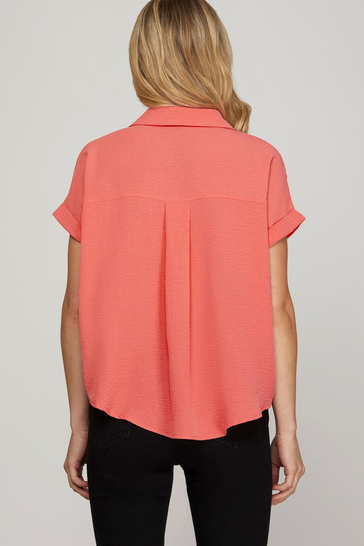 Happy To Be Here Top in Rose Pink