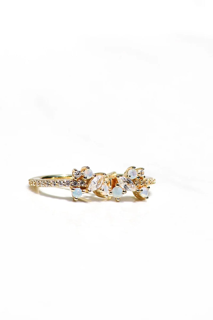 Native Gem Tropicale Huggies in White Opal