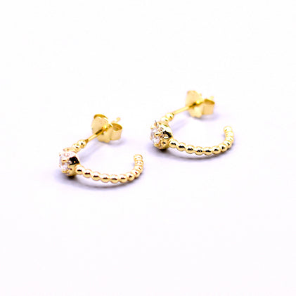 Trina 18K Gold Stud Earrings