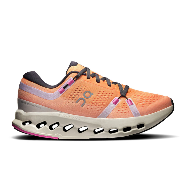 Women's On Cloudsurfer 2 Running Shoe in Tangerine | Ivory