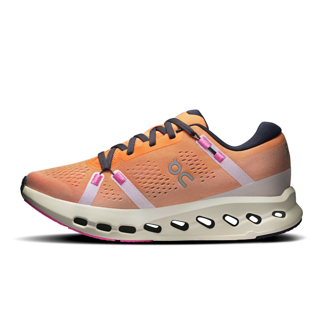Women's On Cloudsurfer 2 Running Shoe in Tangerine | Ivory