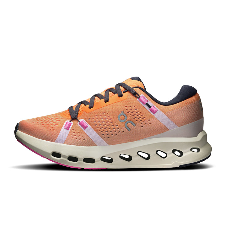 Women's On Cloudsurfer 2 Running Shoe in Tangerine | Ivory