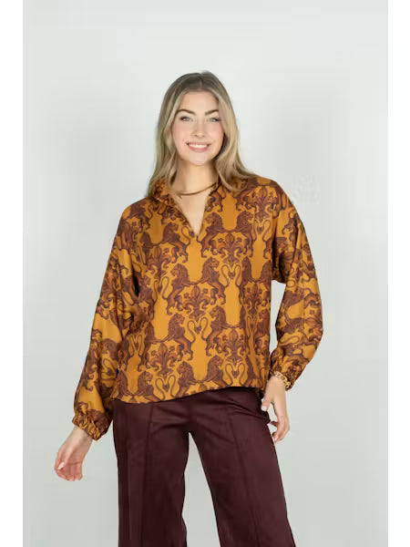 Emily McCarthy Long-sleeve Poppy in Leone