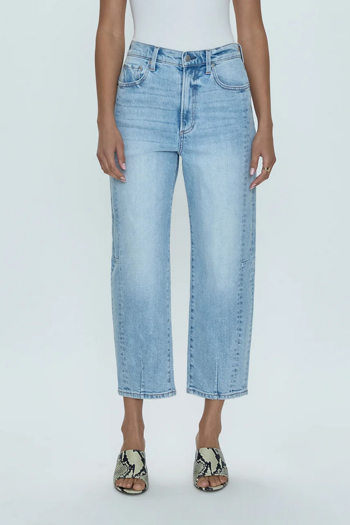Pistola Eli High Rise Barrel Jean in Dynamic