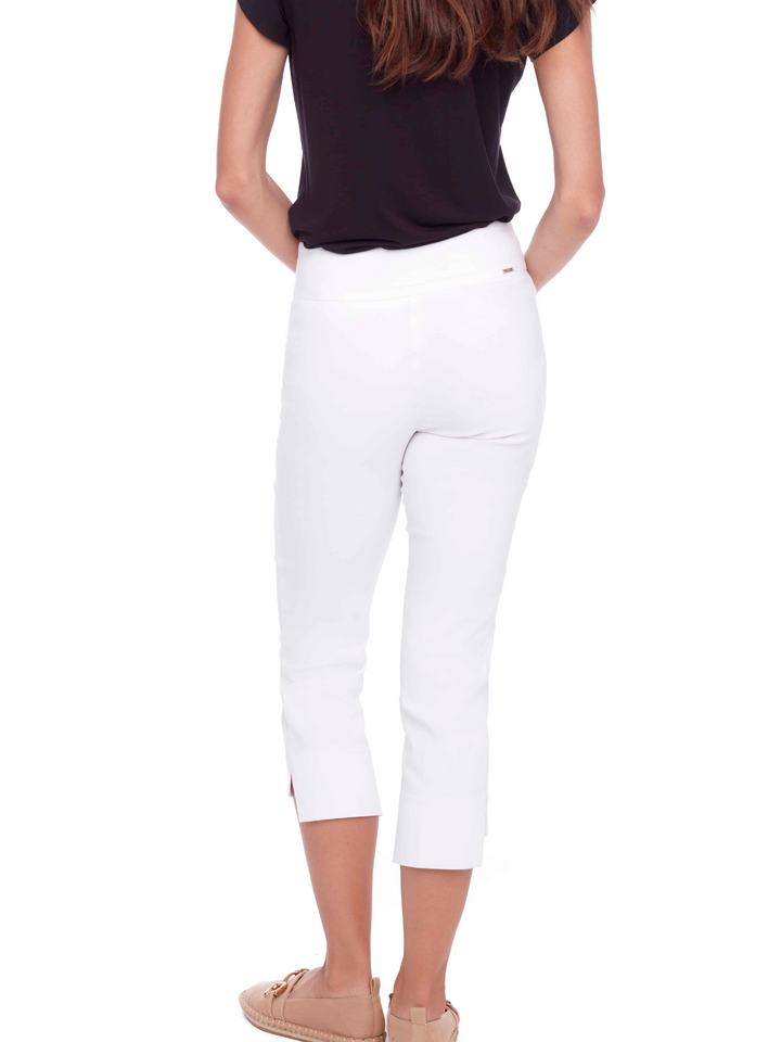 UP! Inverted Cuff Crop Pant in White