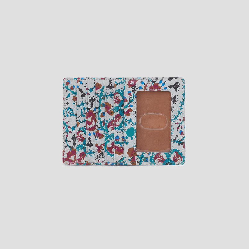 Hobo Euro Slide Card Case in Batik Blooms