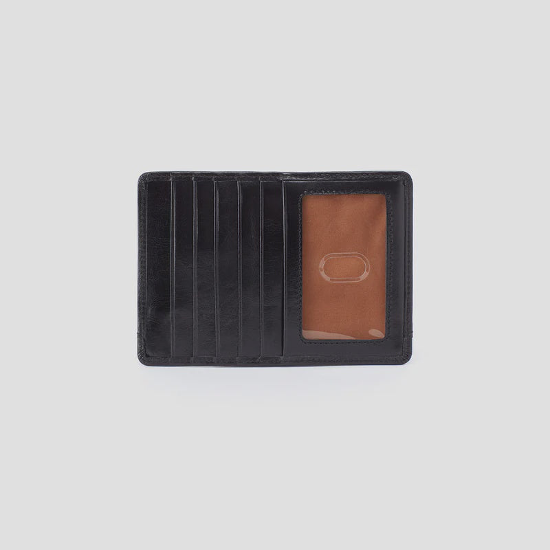 Hobo Euro Slide Card Case in Batik Black