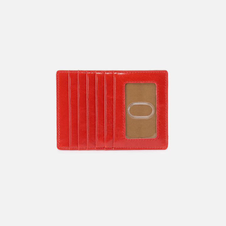 Hobo Euro Slide Card Case in Grenadine