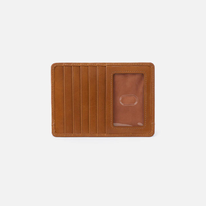 Hobo Euro Slide Card Case in Truffle