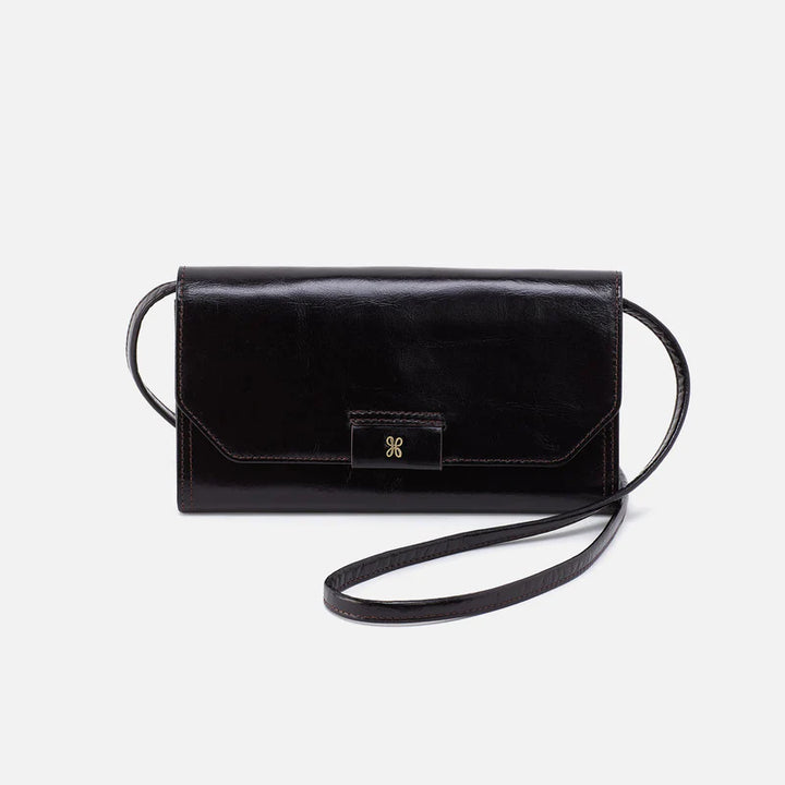 Hobo Romy Wallet Crossbody in Black