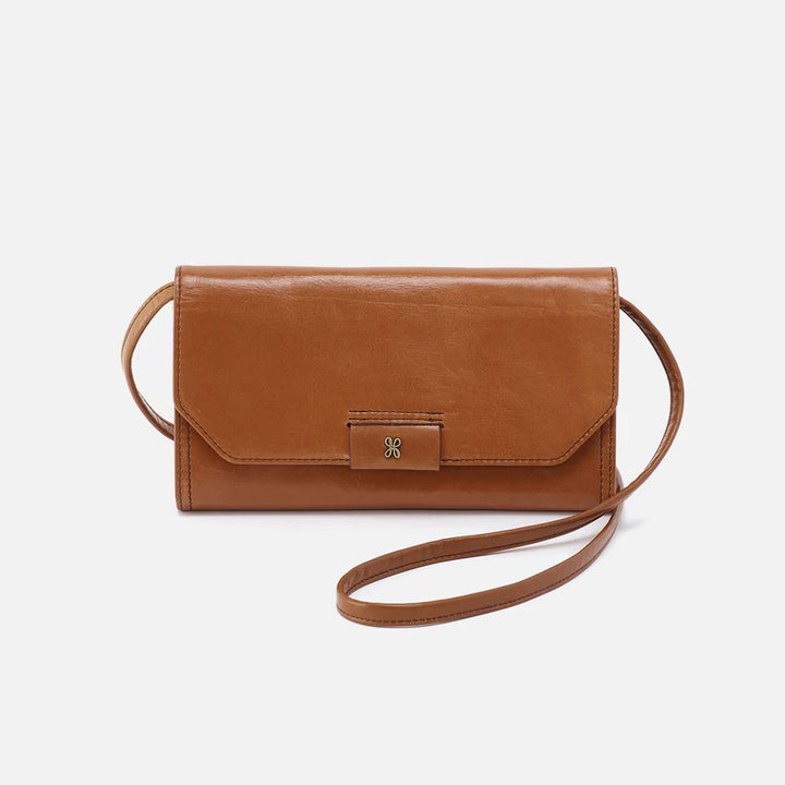 Hobo Romy Wallet Crossbody in Truffle