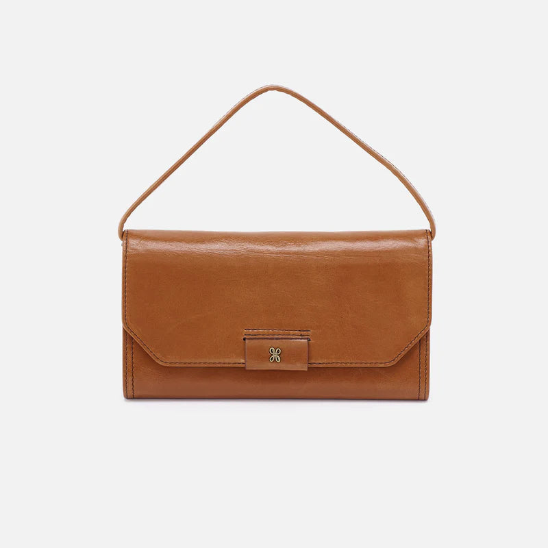 Hobo Romy Wallet Crossbody in Truffle