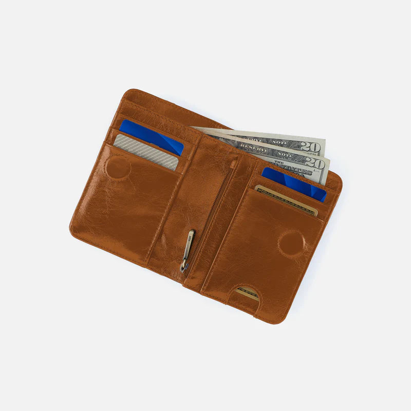 Hobo Jill Bifold Wallet in Truffle