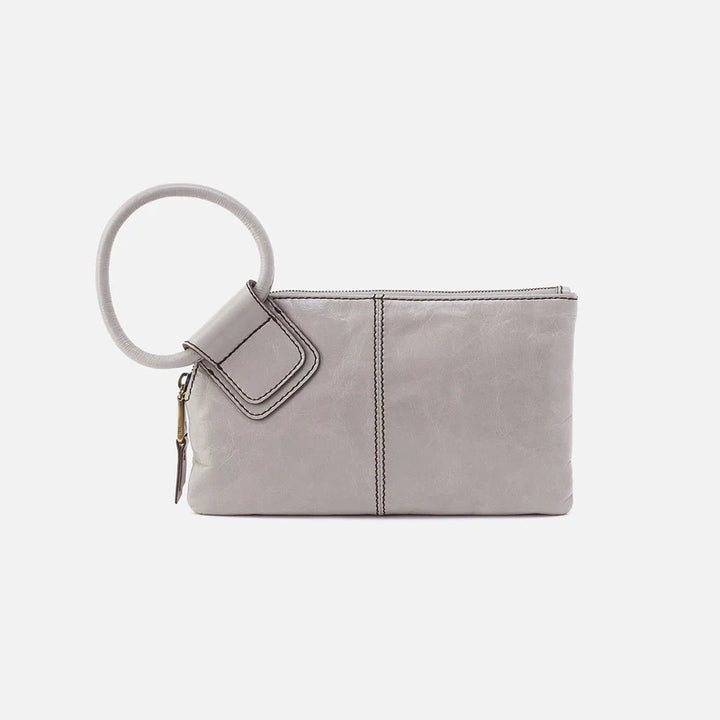 Hobo Sable Wristlet in Light Gray