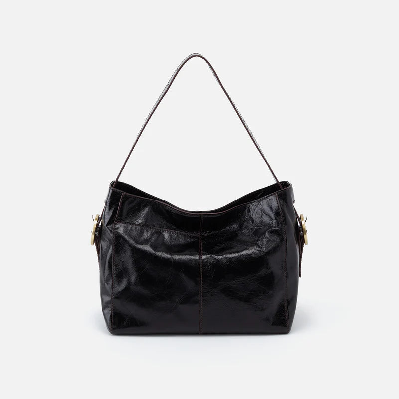 Hobo Render Shoulder Bag in Black