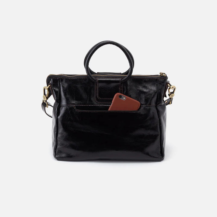 Hobo Sheila Medium Satchel in Black